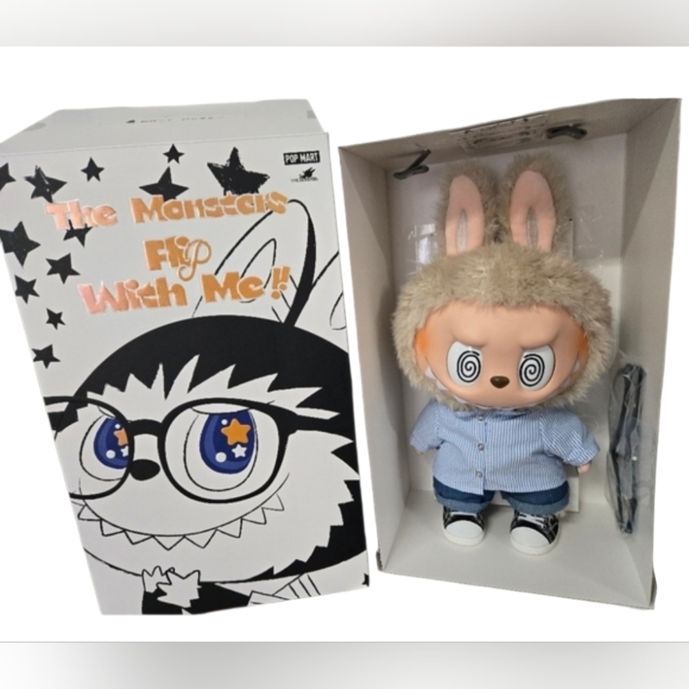 The Monsters Flip With Me Plush Toy 💯 Authentic